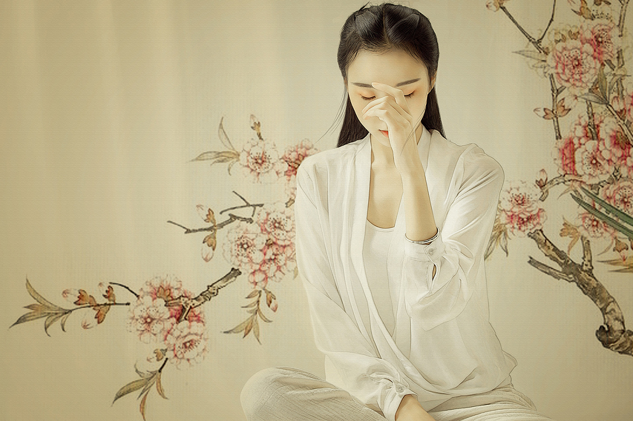 丹青入镜 当中国风工笔画邂逅人像摄影——Jessica曾的修图艺术